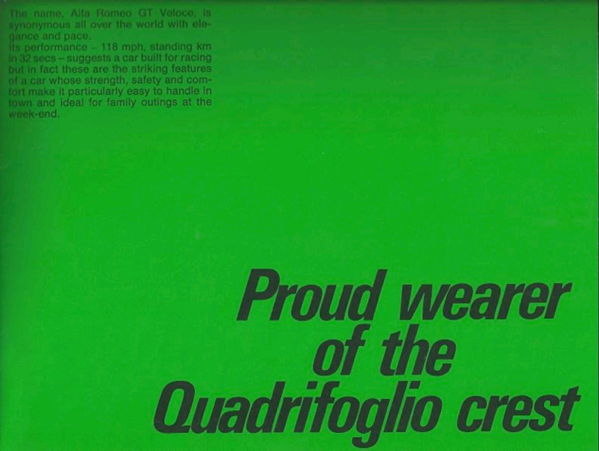 1969 – GT Veloce 1750 Quadrifoglio (INT) Preview Page 2