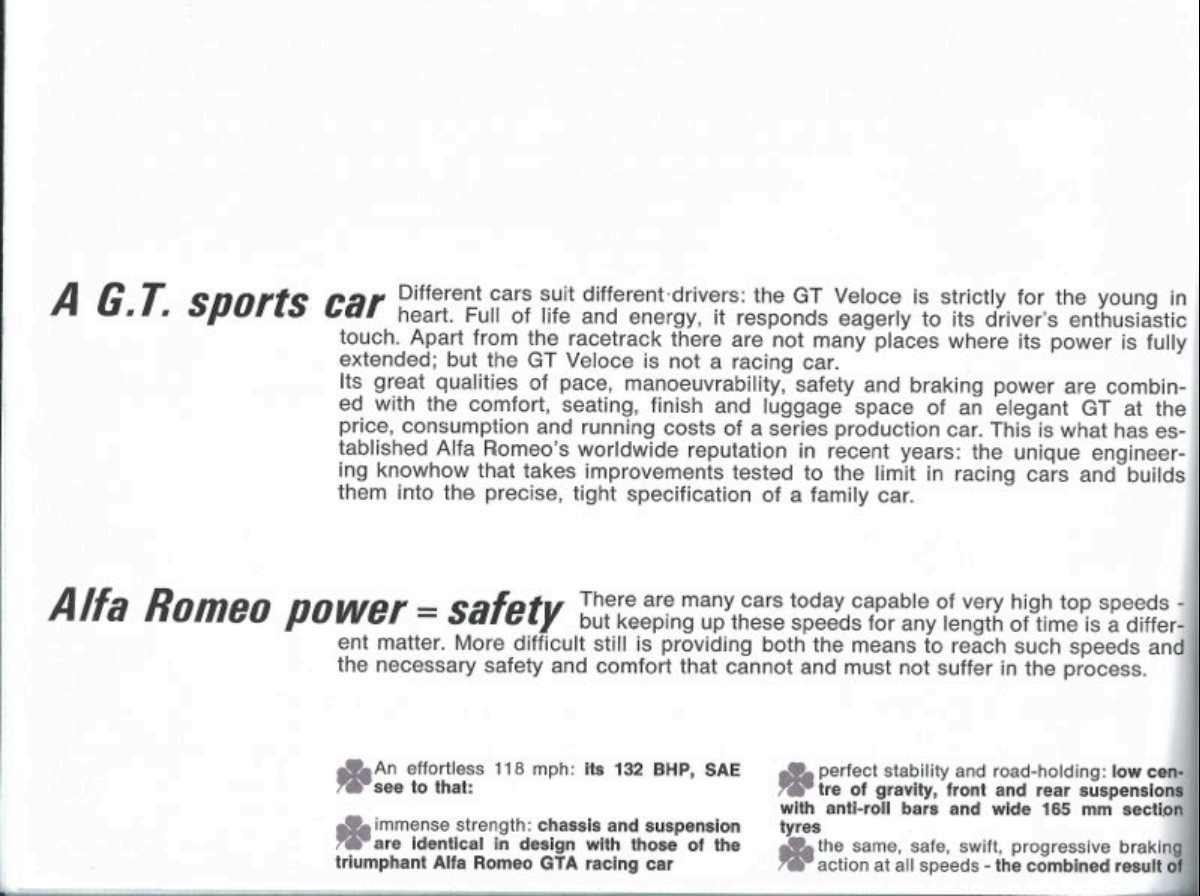 1969 – GT Veloce 1750 Quadrifoglio (INT) Preview Page 3