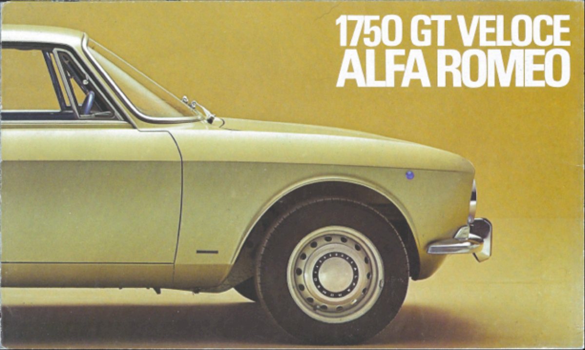 1970 – GT Veloce 1750 (INT) Preview Page 1