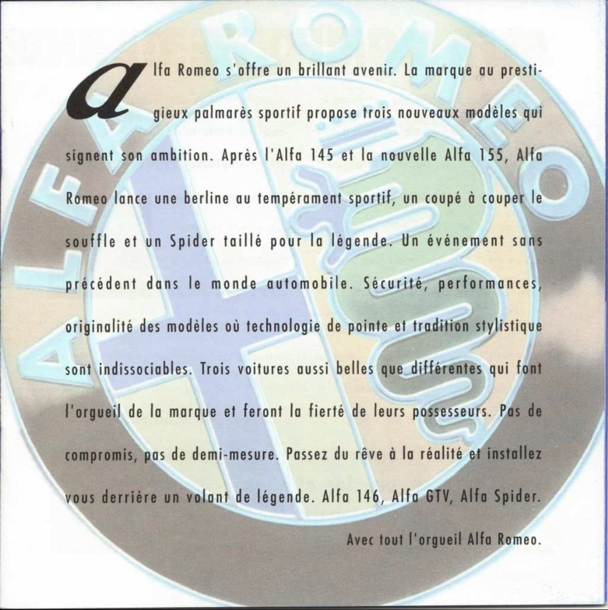 1995 – GTV & Spider (FR) Preview Page 3