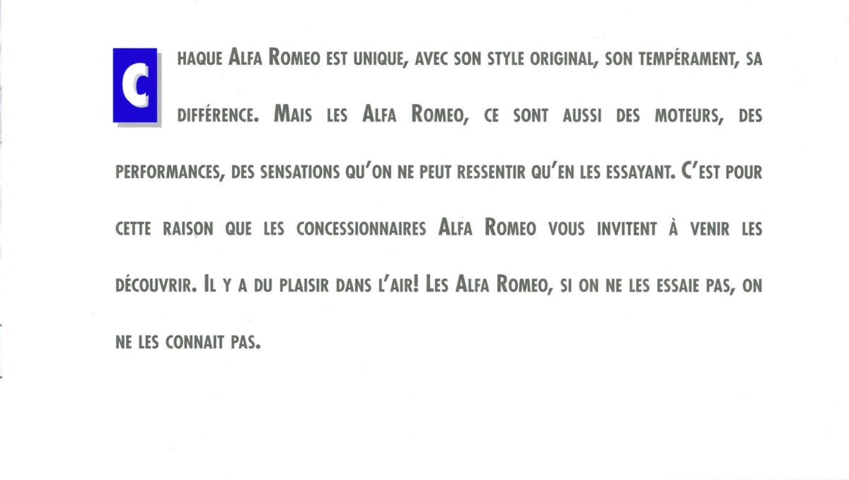 1996 – Model Range (FR) Preview Page 3