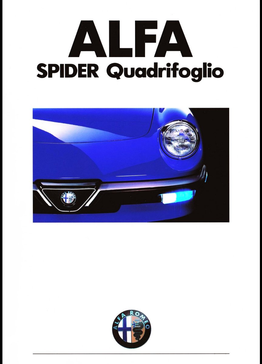 1987 – Spider Quadrifoglio (JP) Preview Page 1