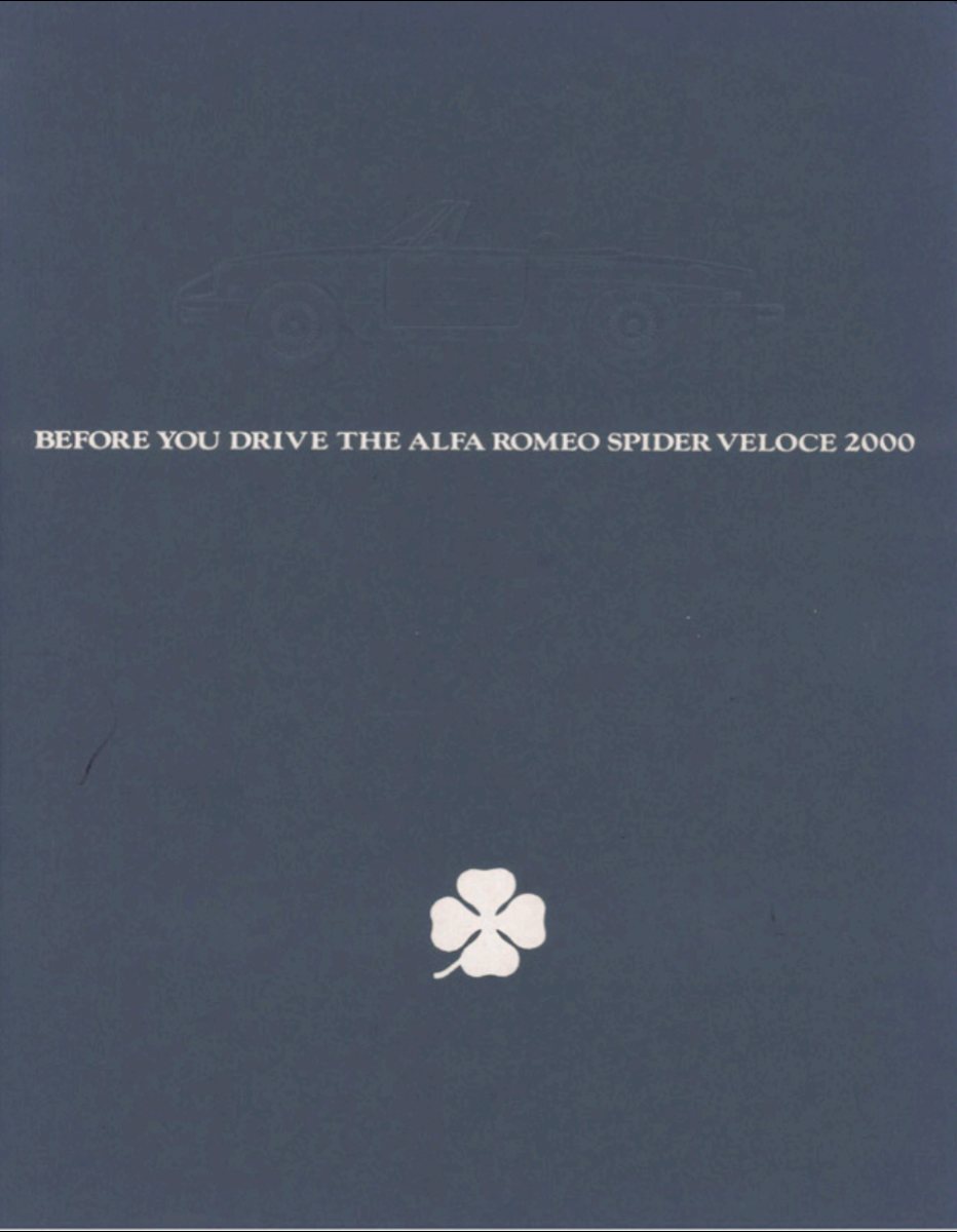 1971 – Spider Veloce 2000 (US) Preview Page 1