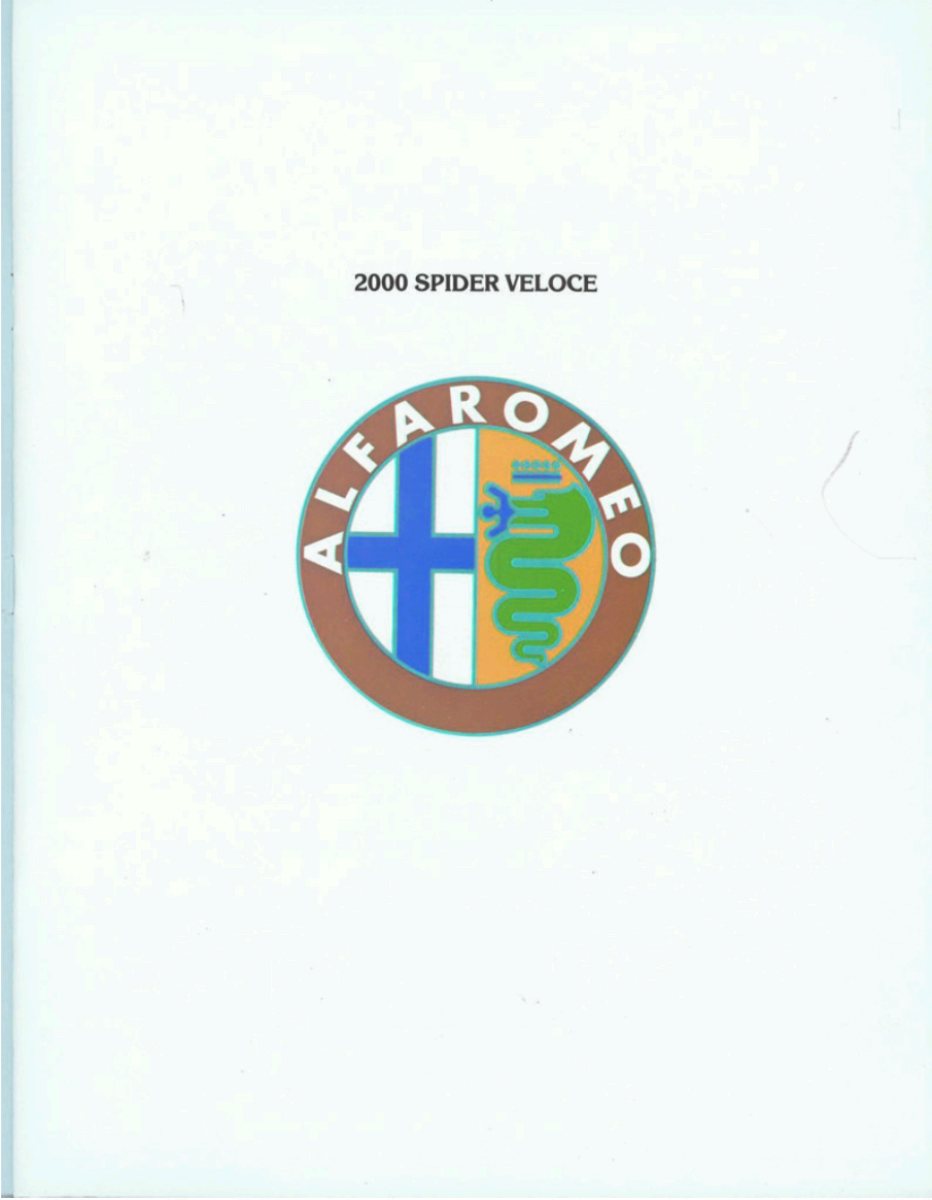 1971 – Spider Veloce 2000 (US) Preview Page 3