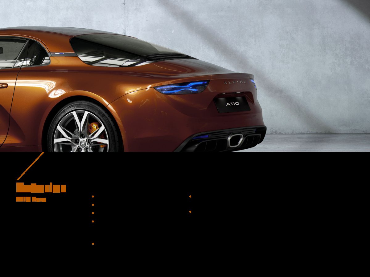 2018 – A110 Pure & Legende (INT) Preview Page 4