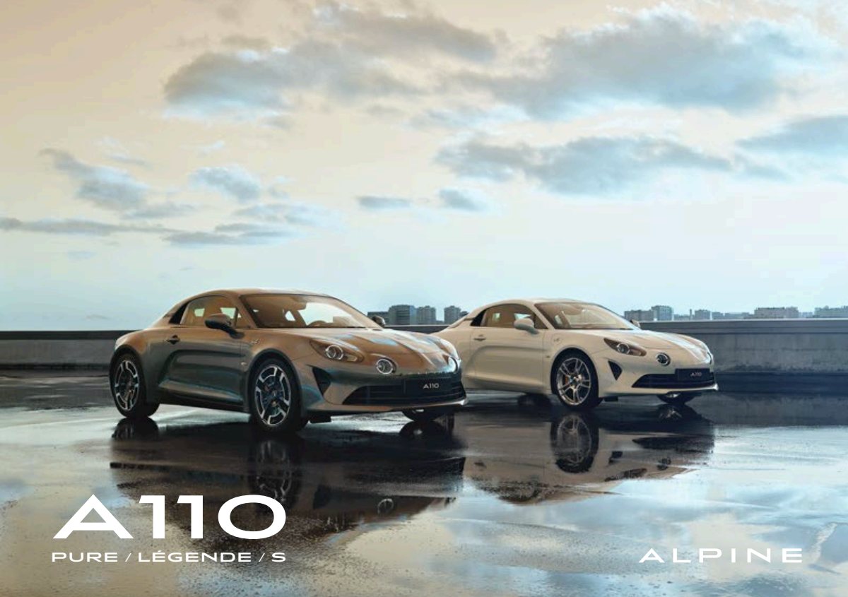 2019 – A110 Model Range (ES) Preview Page 1