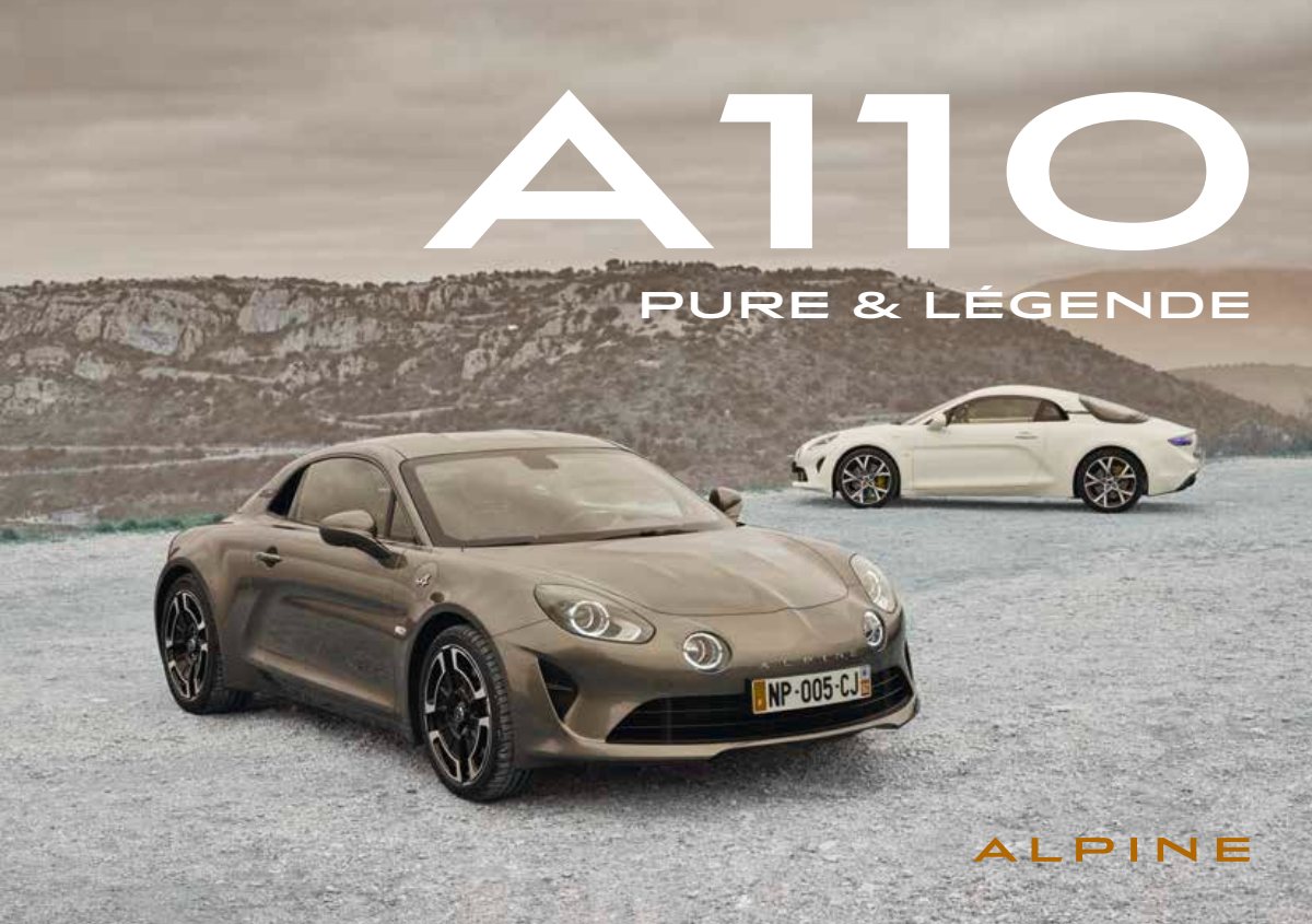 2019 – A110 Pure & Legende (IT) Preview Page 1