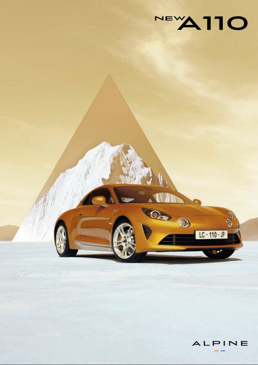 2022 – A110 Model Range (JP) Preview Page 1