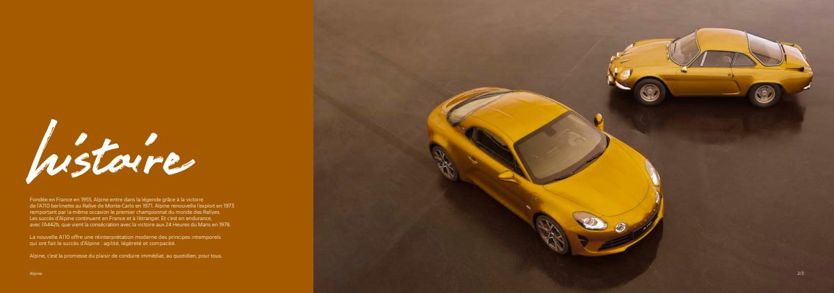 2019 – A110 Model Range (FR) Preview Page 2