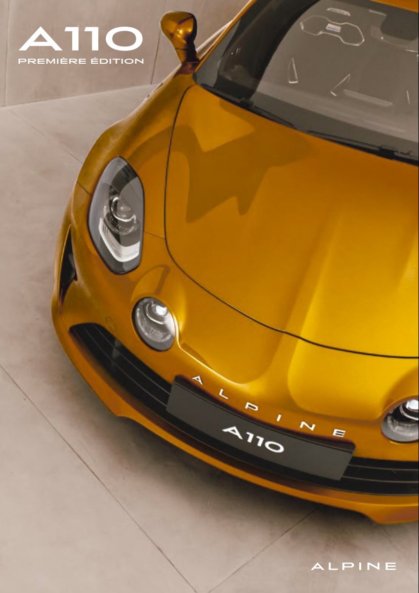2017 – A110 Premiere Edition (DE) Preview Page 1