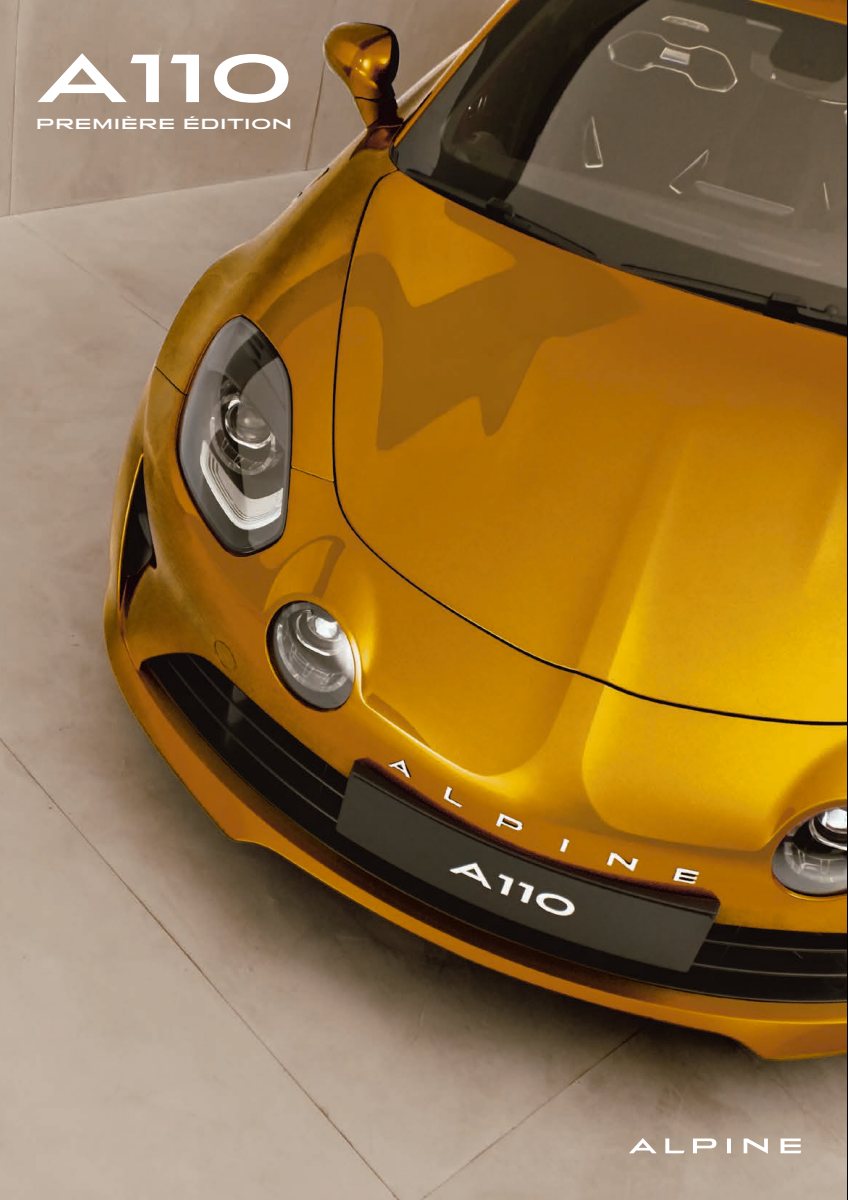 2017 – A110 Premiere Edition (UK) Preview Page 1