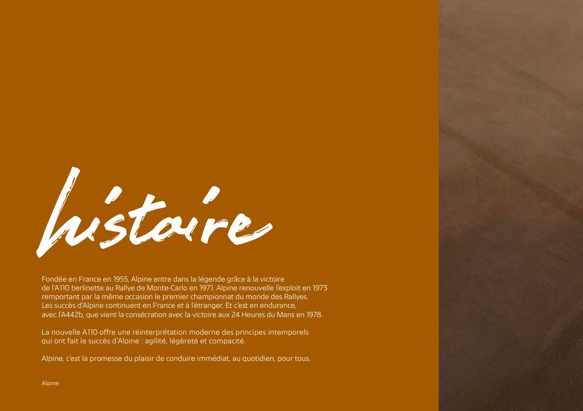 2021 – A110 Model Range (FR) Preview Page 2