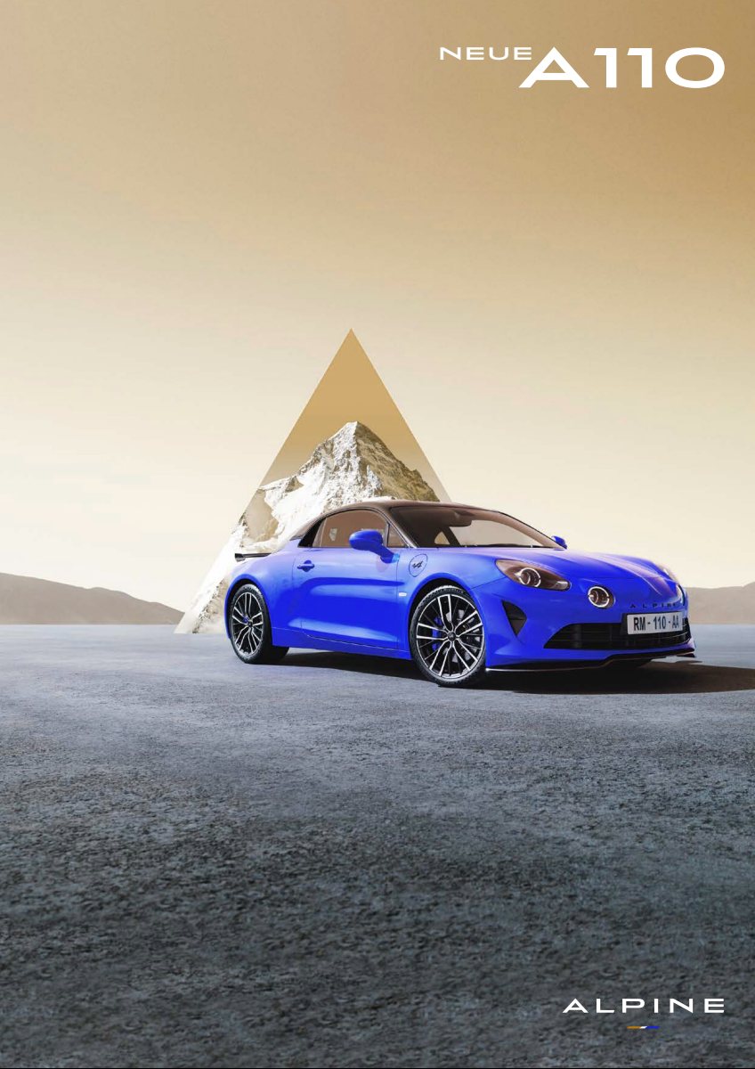 2022 – A110 Model Range (DE) Preview Page 1