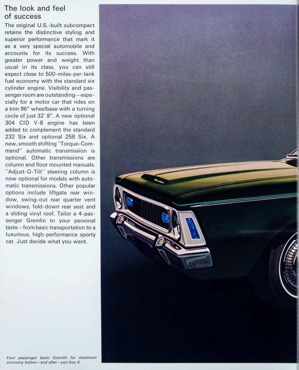 1972 – Gremlin (US) Preview Page 2