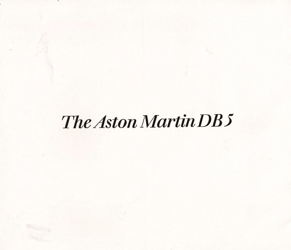 1963 – DB5 (UK) Preview Page 2