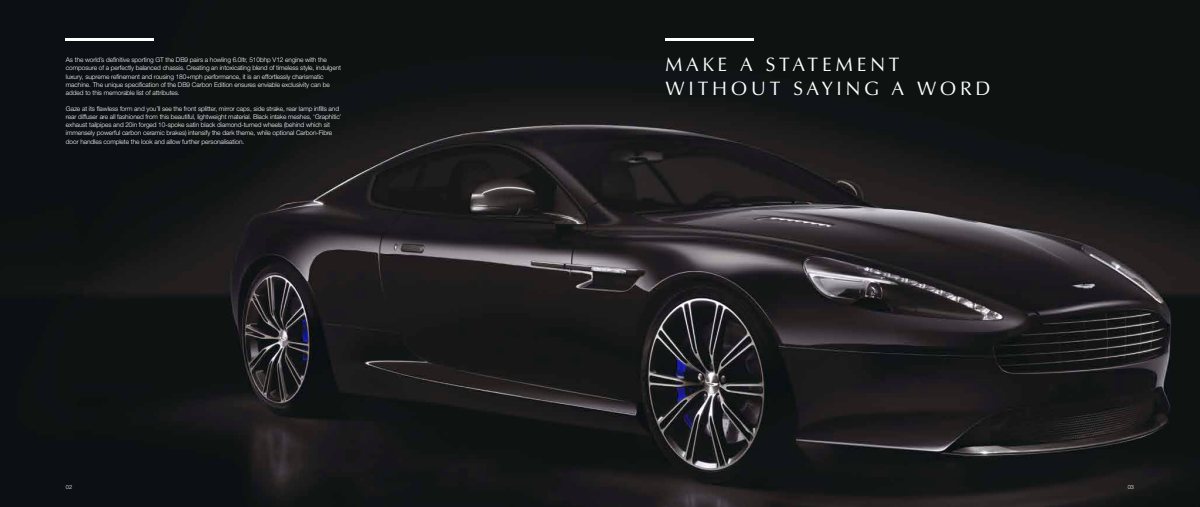 2015 – DB9 Carbon Edition (UK) Preview Page 3