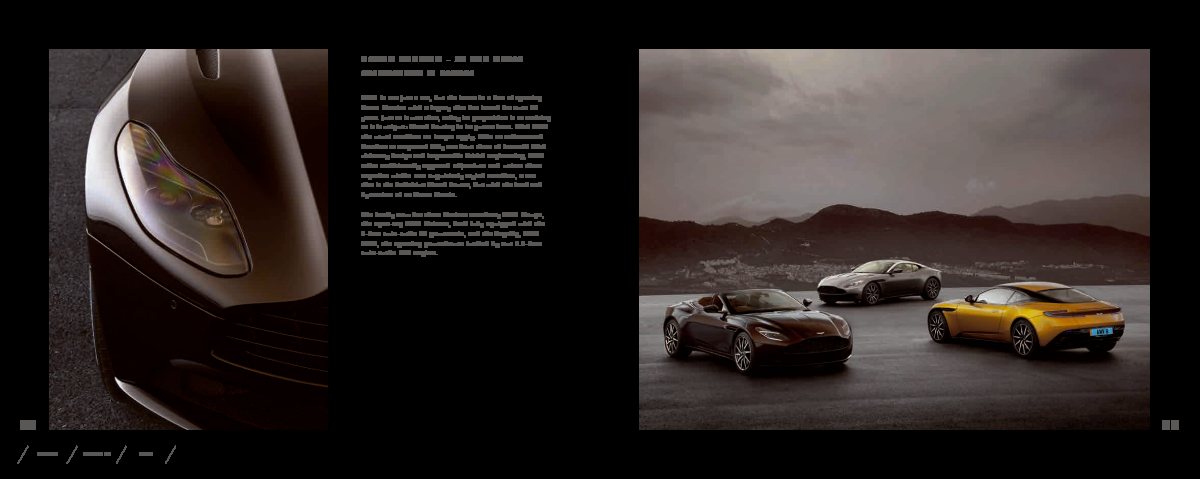 2019 – DB11 Coupe & Volante (INT) Preview Page 4