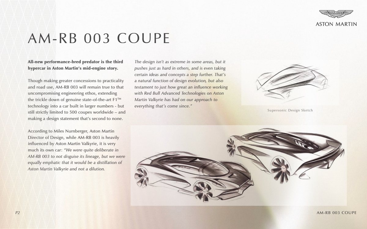 2019 – AM-RB 003 Coupe (UK) Preview Page 2