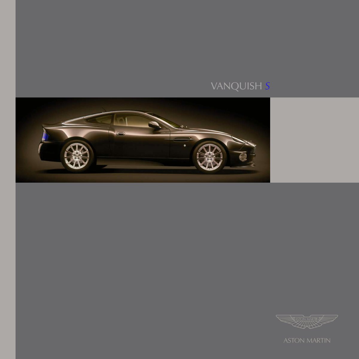 2006 – Vanquish S (UK) Preview Page 1