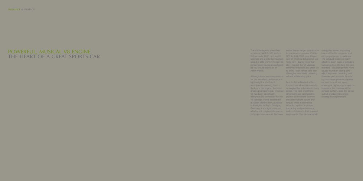 2006 – V8 Vantage (UK) Preview Page 4