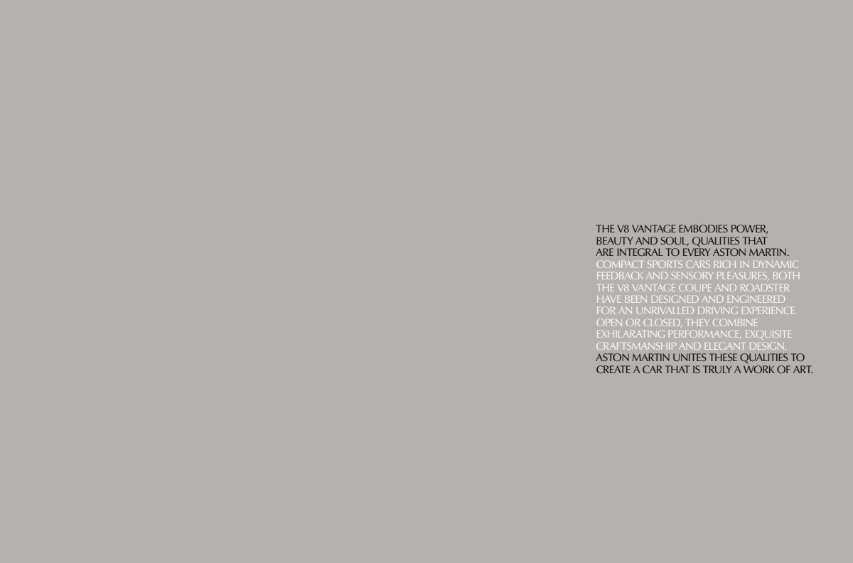 2008 – V8 Vantage (INT) Preview Page 2